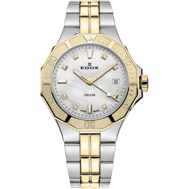 Edox Delfin Diver Date 38 Diamonds Edox Delfin Diver Date 38 Diamonds - 53020 357JM NADD