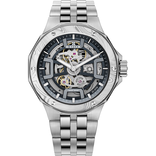 Edox Delfin Mecano Damascus Limited Edition - 85310 3DM NGIN