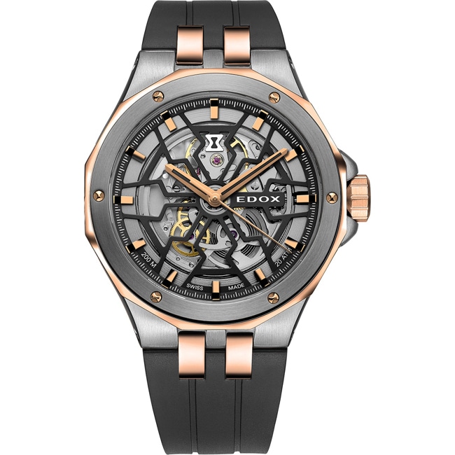 Edox Delfin Mecano Skeleton - 85303 357GR NRN