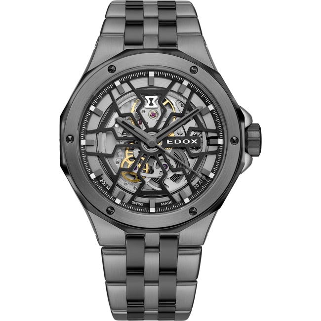 Edox Delfin Mecano Skeleton Edox Delfin Mecano Skeleton - 85303 357GNM NGN