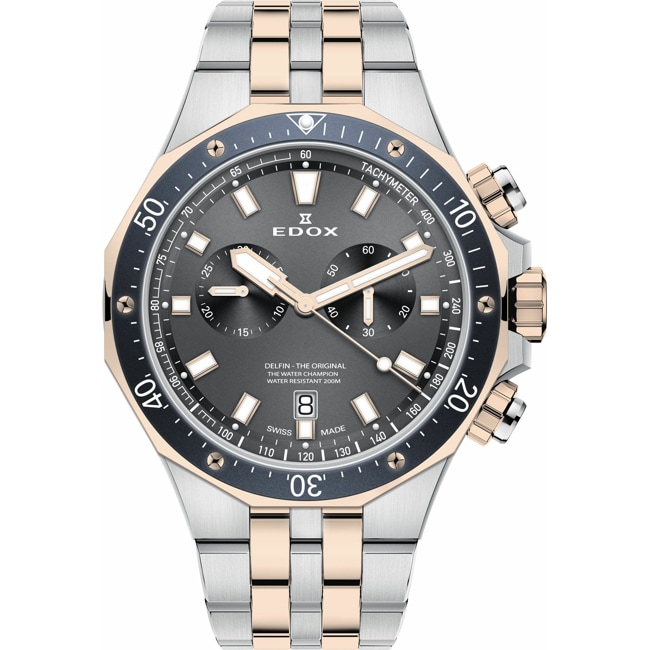 Edox Delfin Chronograph - 10109 357RBUM NIR