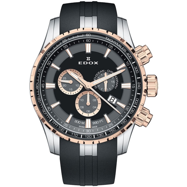 Edox Grand Ocean Chronographe Edox Grand Ocean Chronographe - 10226 357RCA NIR
