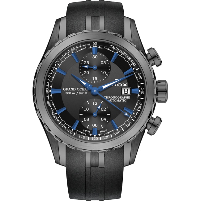 Edox Grand Ocean Chronograph Automatic Noir - 09800 357GNCA NIBU