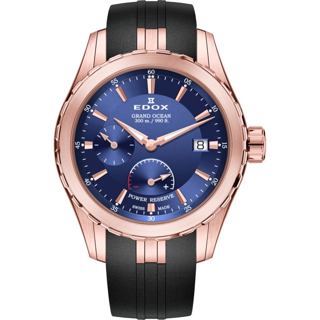 Edox Grand Ocean Small Second Power Reserve Rosé - 94500 357RCA BUIR