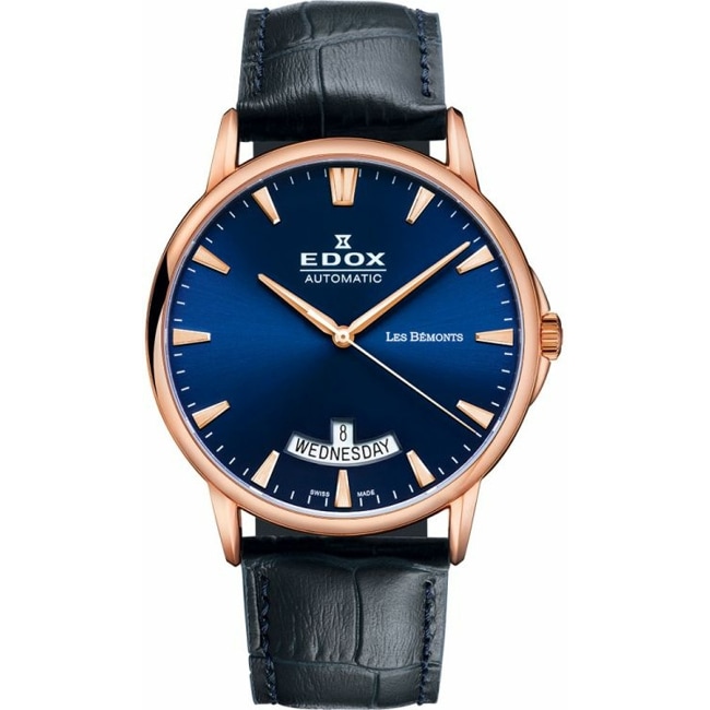 Edox Les Bémonts Automatic Day-Date - 83015 37R BUIR