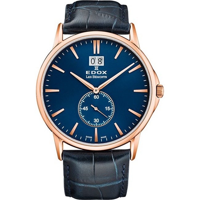 Edox Les Bémonts Big Date - 64012 37R BUIR