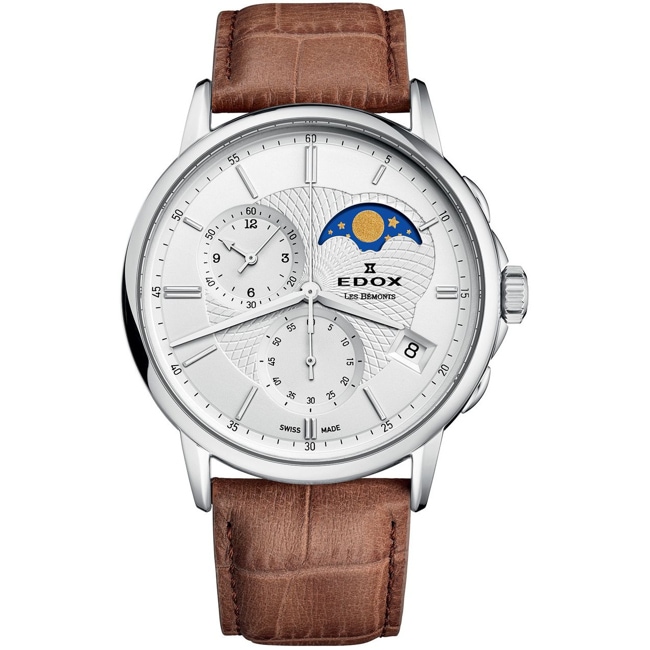 Edox Les Bémonts Chronograph Moonphase - 01651 3 AIN