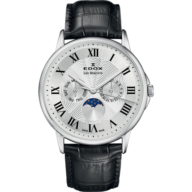 Edox Les Bémonts Moonphase - 40002 3AR