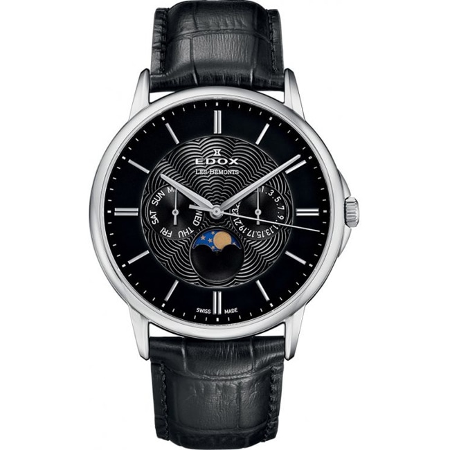 Edox Les Bémonts Moonphase - 40002 3NIN