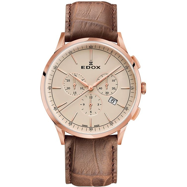 Edox Les Vauberts Chronographe Edox Les Vauberts Chronographe - 10236 37RC BEIR