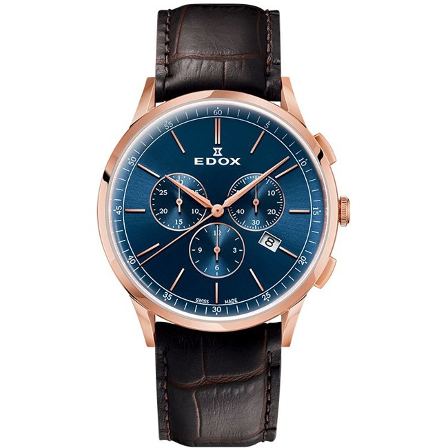Edox Les Vauberts Chronographe - 10236 37RC BUIR