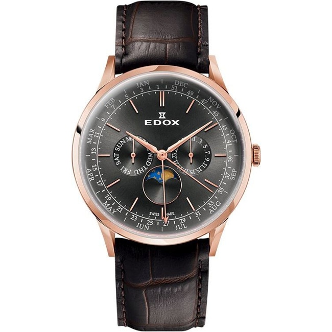 Edox Les Vauberts Moonphase - 40101 37RC GIR