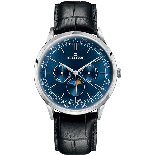 Edox Les Vauberts Moonphase - 40101 3C BUIN