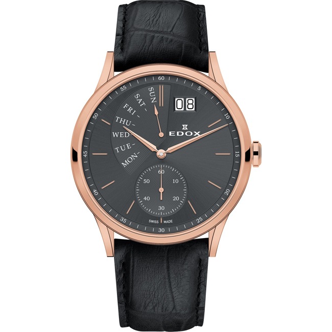 Edox Les Vauberts Retrograde - 34500 37R GIR