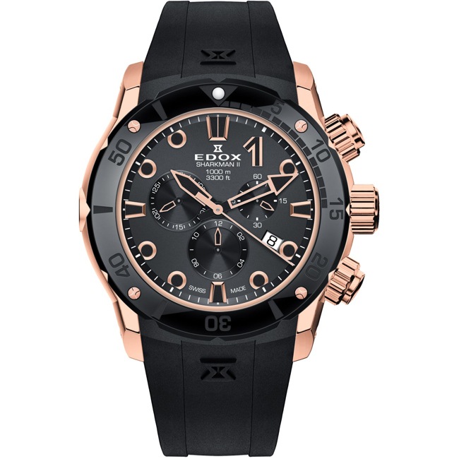 Edox Sharkman II Chronograph Limited Edition - 10234 357RN NIR