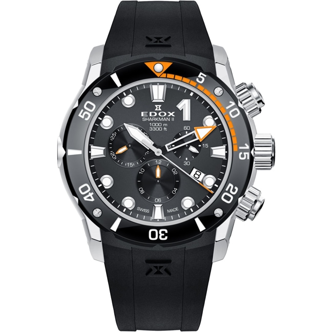 Edox Sharkman II Chronograph Limited Edition - 10234 3O NIN