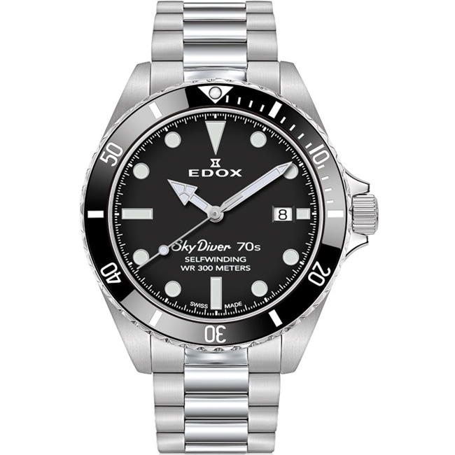 Edox SkyDiver 70s Date Automatic - 80115 3N1M NN
