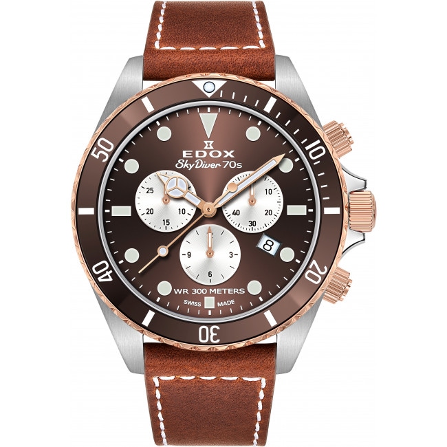 Edox SkyDiver Chronograph - 10238 357RBRC BRIA