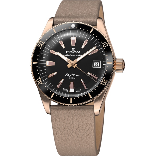 Edox SkyDiver Date Automatic Special Edition Ø 38mm Edox SkyDiver Date Automatic Special Edition Ø 38mm - 80131 37RNC NI