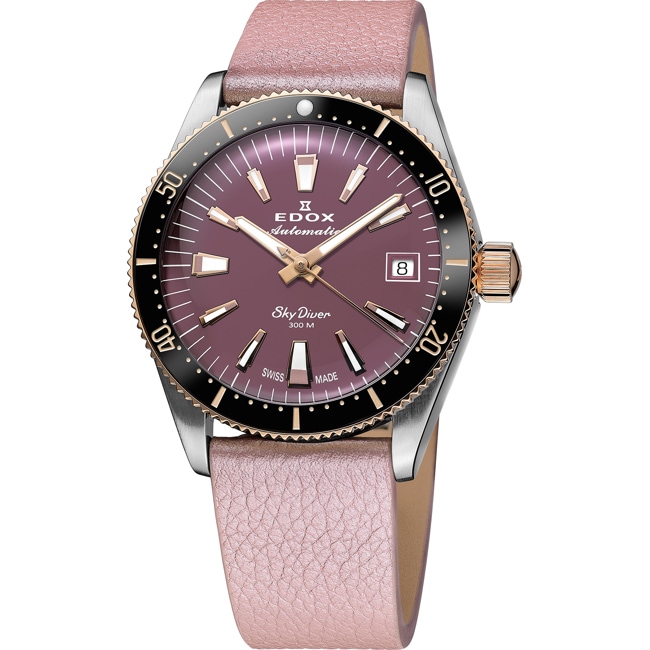 Edox SkyDiver Date Automatic Special Edition Ø 38mm Edox SkyDiver Date Automatic Special Edition Ø 38mm - 80131 357RNRC VIO