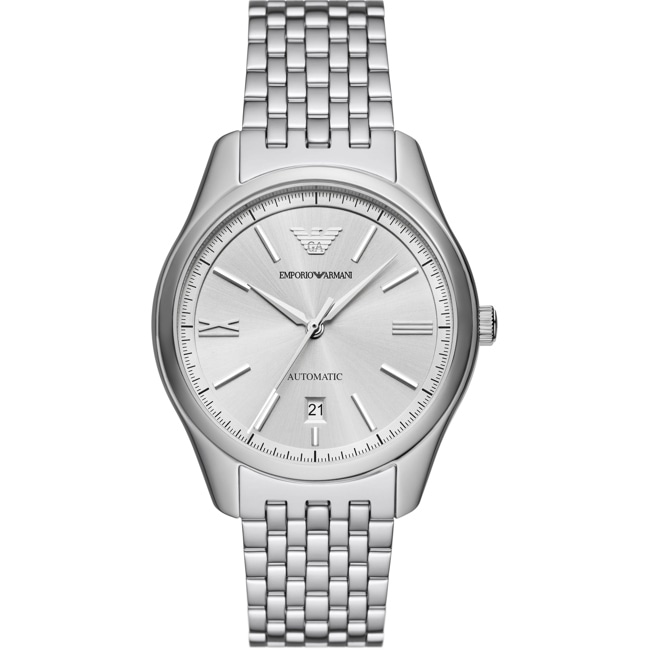 Emporio Armani Antonio Automatic Date Silver - AR60076