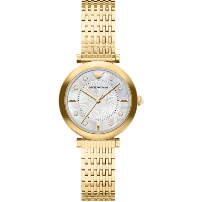 Emporio Armani Archelia Goldig / Perlmutt  - AR11809