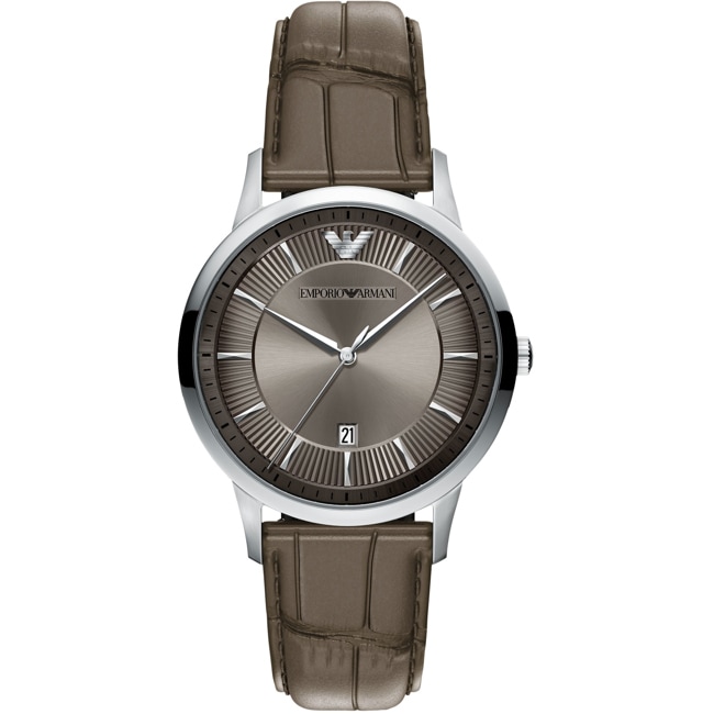 Emporio Armani Archetipo Date Silvery / Grey 39mm - AR11823