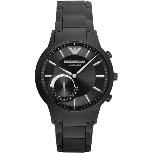 Emporio armani connected black men's smartwatch online