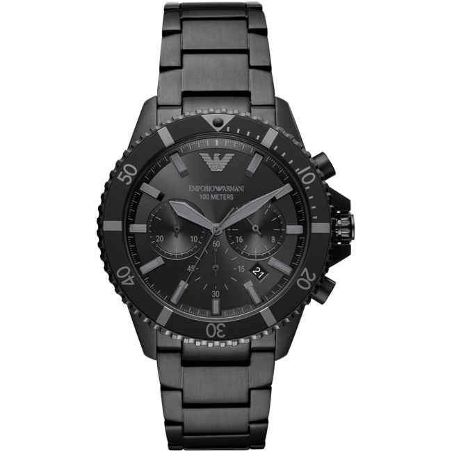 Emporio Armani Diver Chrono Black - AR11363