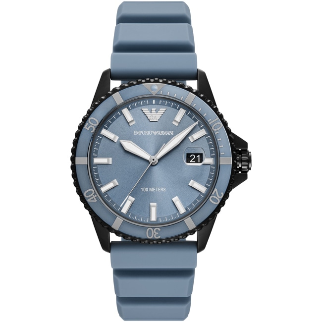 Emporio Armani Diver World Explorer Date Bleu - AR11685