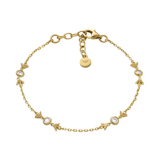 Emporio Armani Eagle Logo Bracelet Diamond by the Yard Doré - EG3619710