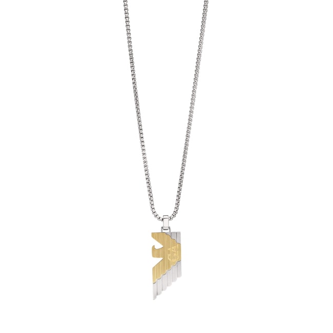 Emporio Armani Eagle Logo Halskette Eagle Edge - EGS3073040