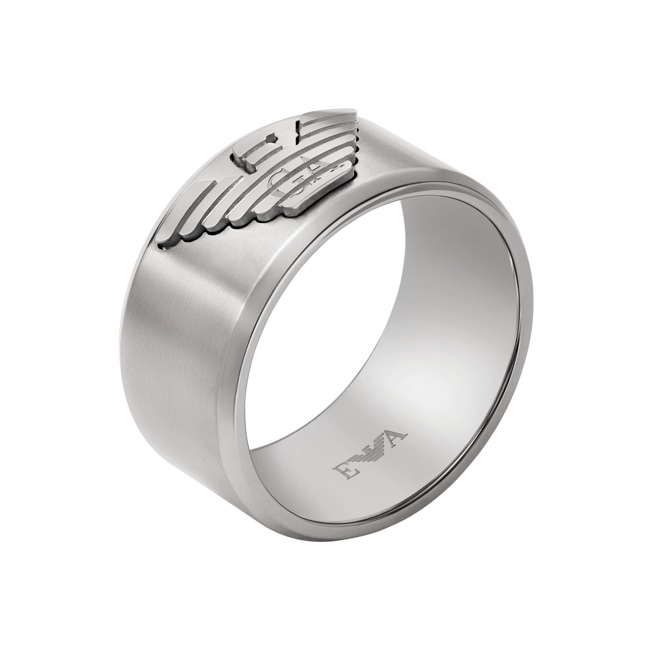 Emporio Armani Eagle Logo Herrenring Elemental Link - EGS3166040