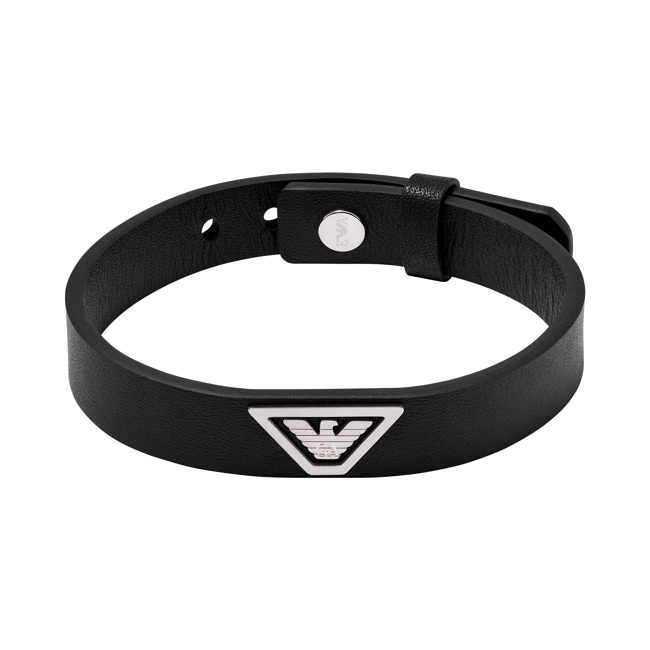 Emporio Armani Eagle Logo Lederarmband Eagle ID - EGS3128040