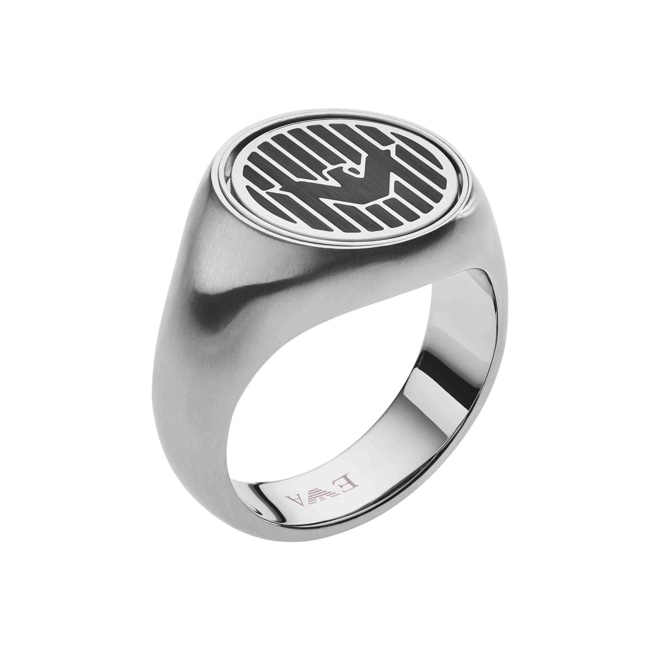 Emporio Armani Men's ring Essential Logo - EGS2727040