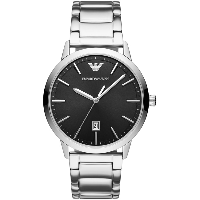 Emporio Armani Ruggero Silvery / Black - AR11310