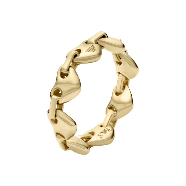 Emporio Armani Sentimel Damenring Marina's Love Goldig  - EGS3332710