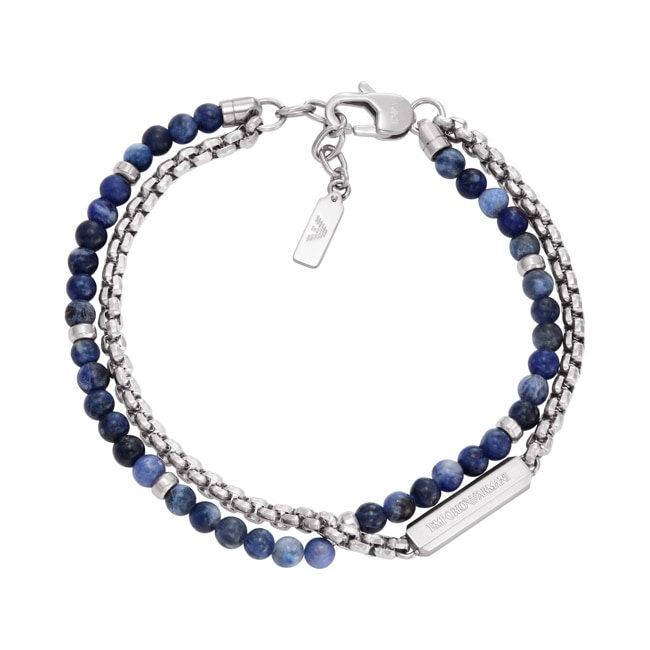 Emporio Armani Trend Multi Strand Armband Beads By The Yards Sodalith - EGS3323040