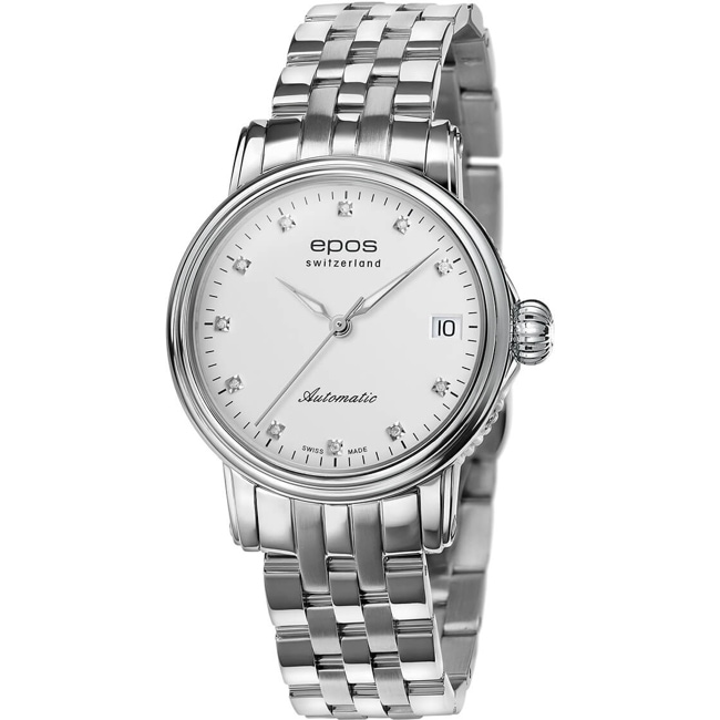 Epos Timeless 4390 Automatic Diamonds - 4390.152.20.88.30