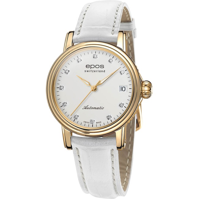 Epos Timeless 4390 Automatic Diamonds - 4390.152.22.88.10