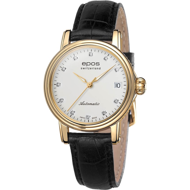 Epos Timeless 4390 Automatic Diamonds - 4390.152.22.88.15