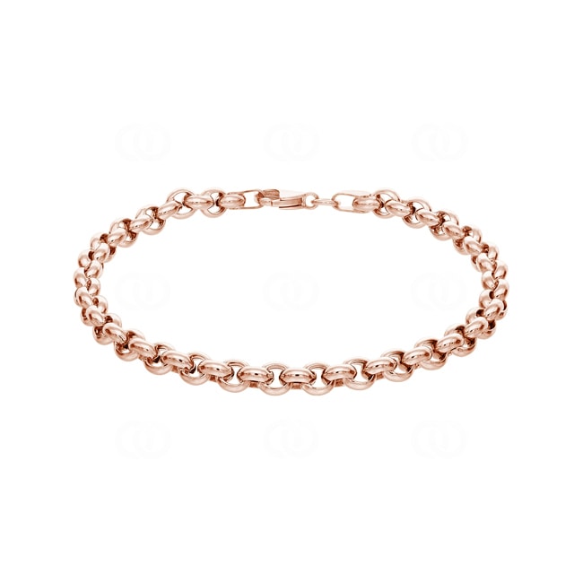 Erbsarmband halbmassiv 750/18 K Rotgold 5.0mm - 19cm Erbsarmband halbmassiv 750/18 K Rotgold 5.0mm - 19cm - BER300319