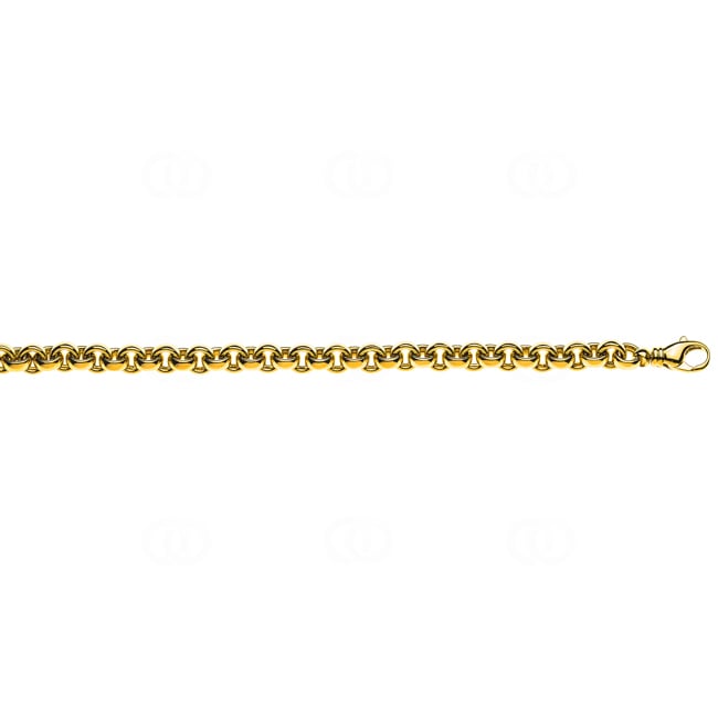Belcher Chain 3/4-Solid 750/18 K Yellow Gold 7.5mm - CER1005