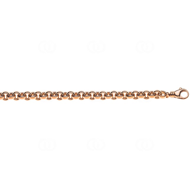 Belcher Chain 3/4-Solid 750/18 K Red Gold 7.5mm - CER3005