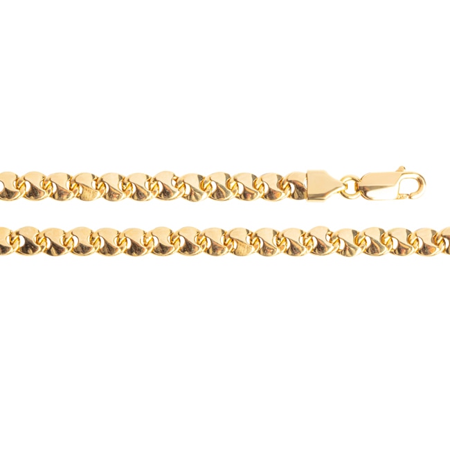Hawk Eye Chain 750/18 K Yellow Gold 5.5mm - 1135.04165