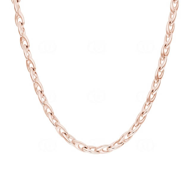 Collier fantaisie or rosé 750/18 ct semi-massif 6.0mm - 45cm - CGO300245