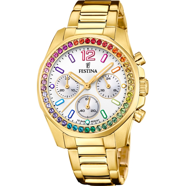 Festina Boyfriend Rainbow Chronograph 38mm - F20609/2