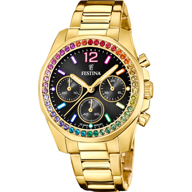 Festina Boyfriend Rainbow Chronograph 38mm - F20609/3