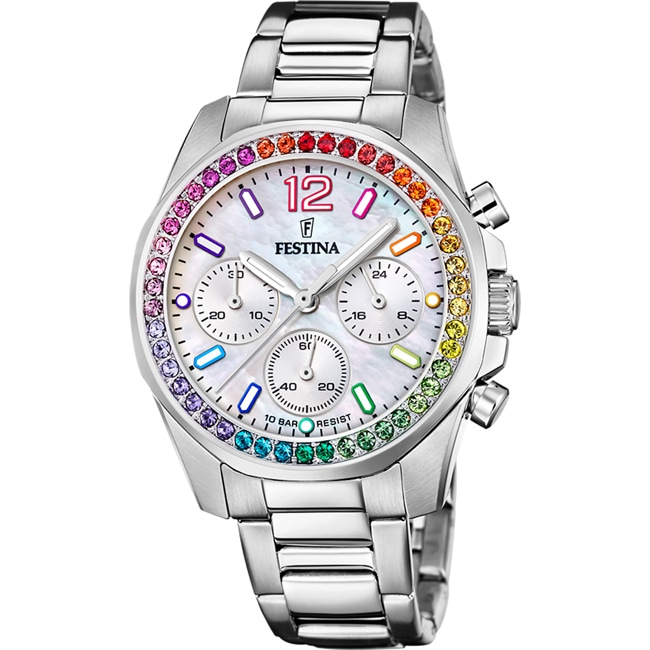 Festina Boyfriend Rainbow Chronograph 38mm - F20606/2