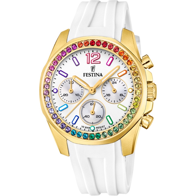 Festina Boyfriend Rainbow Chronograph 38mm - F20650/2